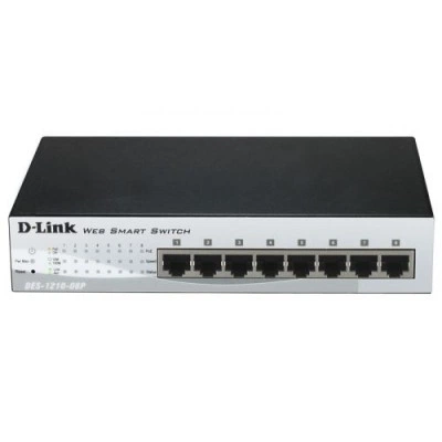 Коммутатор PoE D-link DES-1210-08P