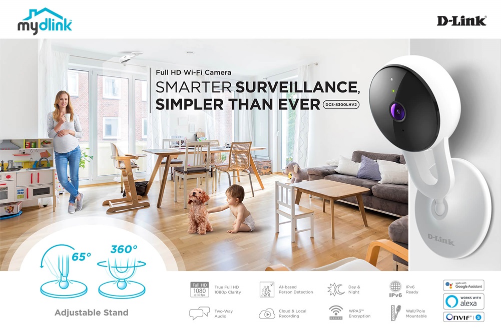 Новая камера D-Link с поддержкой Wi-Fi Full HD